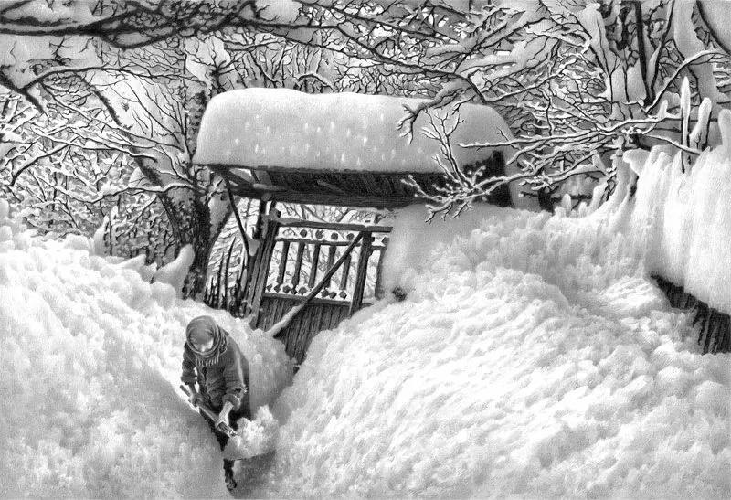 雪景限時領(lǐng)取，但畫畫，什么時候都不算晚